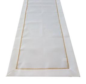 Stalo takelis stačiakampė, aukso/balta, 60 x 120 cm
