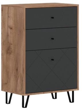 Spintelė Bilbao BL18, grafito/tobacco ąžuolo, 40 cm x 63.4 cm x 95.5 cm