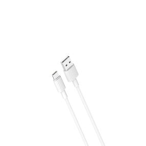 Laidas XO NB156, USB/USB-C, 100 cm, balta