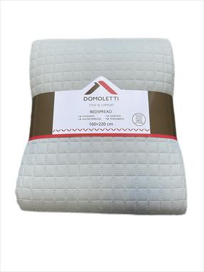 Lovatiesė Domoletti, šviesiai pilka, 160 cm x 220 cm