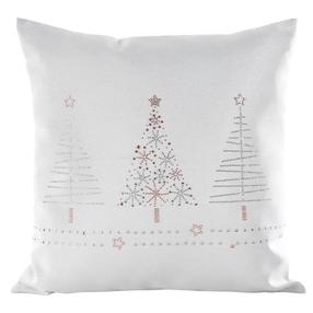 Dekoratyvinės pagalvėlės užvalkalas PSWA-253, balta, 45 cm x 45 cm