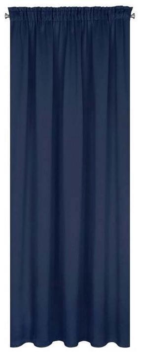 Naktinė užuolaida Blackout, tamsiai mėlyna, 135 cm x 270 cm
