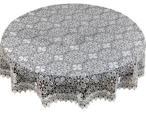 Staltiesė apvali G10-01, balta, 60 x 60 cm