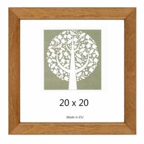 Nuotraukų rėmelis Pino 1200913, 20 cm x 20 cm, ruda