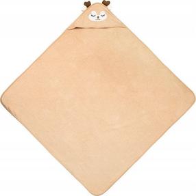 Vaikiškas rankšluostis Sensillo Deer Rabbit, smėlio, 100 cm