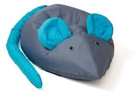 Sėdynės pagalvėlė Go Gift Mouse L PUFGGFDZI0097, mėlynas/pilkas