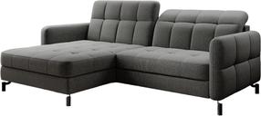 Kampinė sofa Lorelle Sawana 21, tamsiai pilka, kairinė, 160 x 225 cm x 105 cm