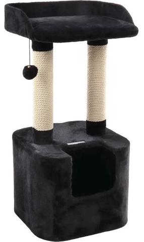 Kačių draskyklė su nameliu Flamingo Ogro, 40 cm x 40 cm x 79 cm