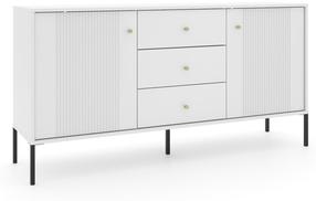 Komoda Iseo IS03 2D3S, balta, 39 cm x 154.5 cm x 79 cm