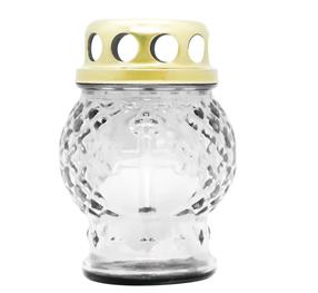 Žvakė, kapų, 18 h, 213 g, Skaidri