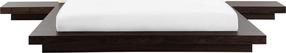 Lova dvigulė Shumee Zen, 160 x 200 cm, tamsiai ruda, be čiužinio