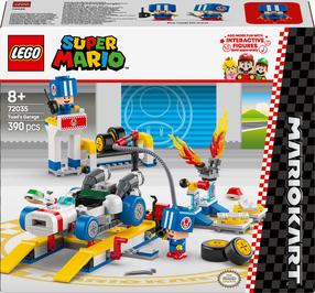 Konstruktorius LEGO® Super Mario Mario Kart™ – Toad garažas 72035, 390 vnt.