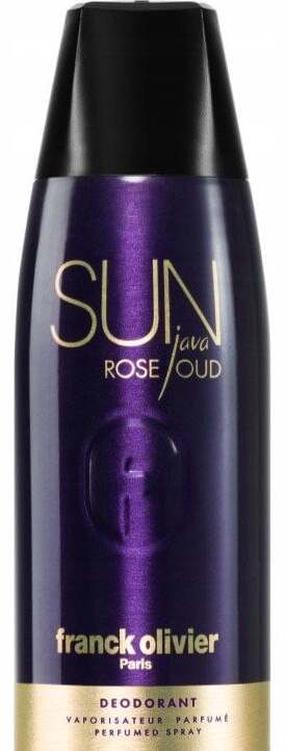 Moteriškas dezodorantas Franck Olivier Sun Java Rose Oud, 0.25 l