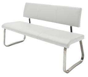 Minkštasuolis MC Akcent Arco, baltas, 155 cm x 59 cm x 86 cm