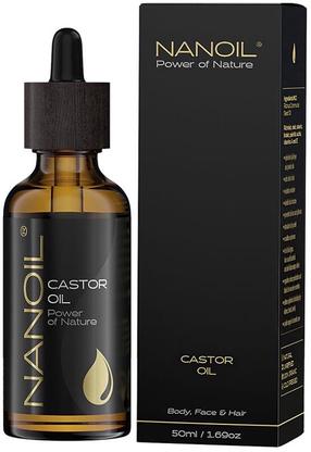 Veido aliejus Nanoil Castor Oil, 50 ml