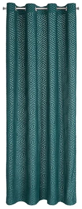 Naktinė užuolaida ZKIA-05, tamsi turkio, 140 cm x 250 cm