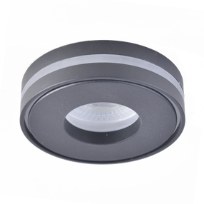 Įmontuojamas šviestuvas lubų CristalRecord Idun, GU10, juodas