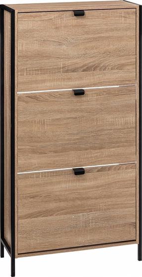 Batų spintelė 5five Aliaj, ruda, 63.2 cm x 24 cm x 122 cm