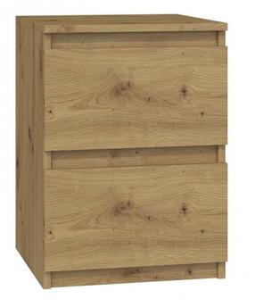 Naktinis staliukas M2 Malwa M2 ARTIS, ąžuolo, 30 cm x 30 cm x 40 cm