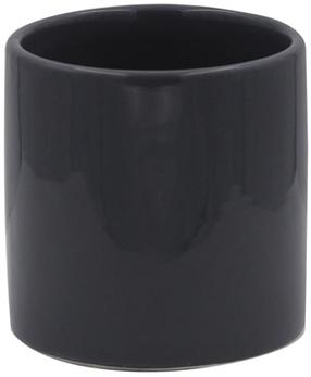 Dantų šepetėlio stiklinė Ridder Hannah 2005107, tamsiai pilka, 8 cm x 8 cm x 8 cm