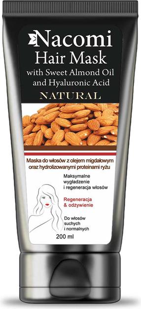 Kaukė plaukams Nacomi Almond Oil, 200 ml