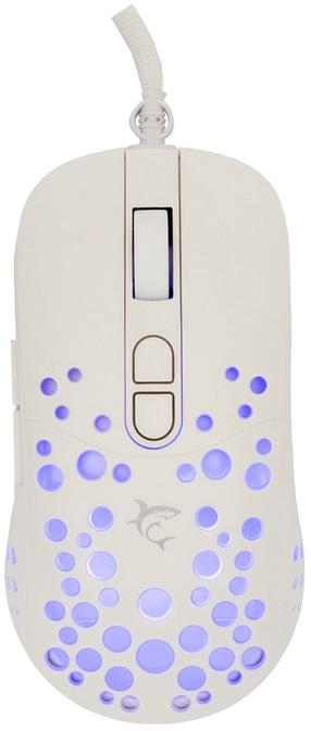 Žaidimų pelė White Shark Tristan-2, balta
