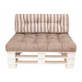 Lauko baldų pagalvių rinkinys Hobbygarden Leo LE2BEP9, šviesiai ruda, 120 x 80 cm