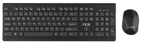 Klaviatūros ir pelės komplektas Inca IWS-519, Turkų, juoda, belaidė