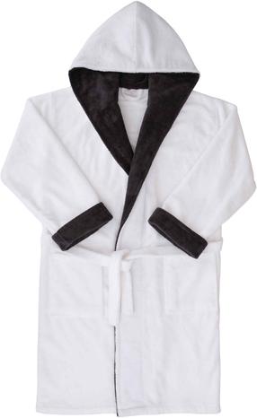 Chalatas Foutastic Brisa 459ELT1155, balta/juoda, S/M