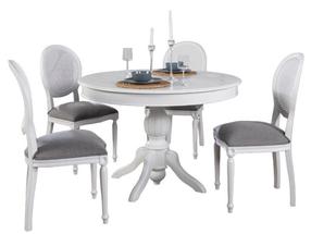 Valgomojo komplektas Kalune Design Albero 151, baltas/pilkas