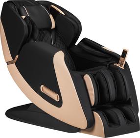 Masažinė kėdė ActivEshop Sakura Luxury 808, juoda/smėlio, 137 cm x 80 cm x 114 cm