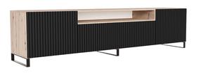 Televizoriaus spintelė ADRK Noemi, rudas/juodas, 200 cm x 47 cm x 53 cm