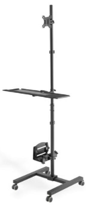 Televizoriaus laikiklis Digitus Mobile Workstation DA-90374, 17-32", 10 kg