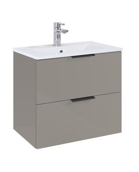 Vonios spintelė su praustuvu Elita Astra, pilka, 39.4 cm x 61.5 cm x 53 cm