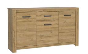 Komoda Forte Havanna HVNK232-D67, ruda, 42.2 cm x 161.4 cm x 95.7 cm