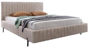 Lova dvigulė Plissa Relax 18, 160 x 200 cm, smėlio, be čiužinio, su grotelėmis