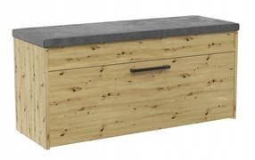 Batų spintelė Parma, ąžuolo, 100 cm x 35 cm x 49 cm