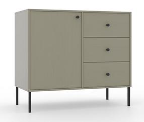 Komoda ADRK Tili, žalia, 40.8 cm x 83.6 cm x 58.9 cm
