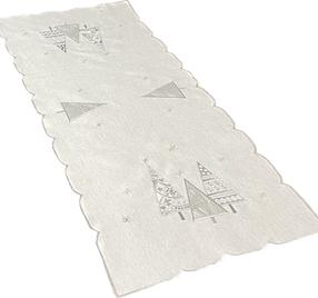 Stalo takelis stačiakampė Mariall OS-272-A, balta/sidabro, 40 x 300 cm