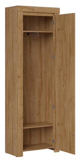 Spinta Holten S493-REG1D/200-DWF, ąžuolo, 37 cm x 68.5 cm x 203.5 cm