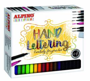 Braižymo reikmenų rinkinys Alpino Hand Lettering, įvairių spalvų
