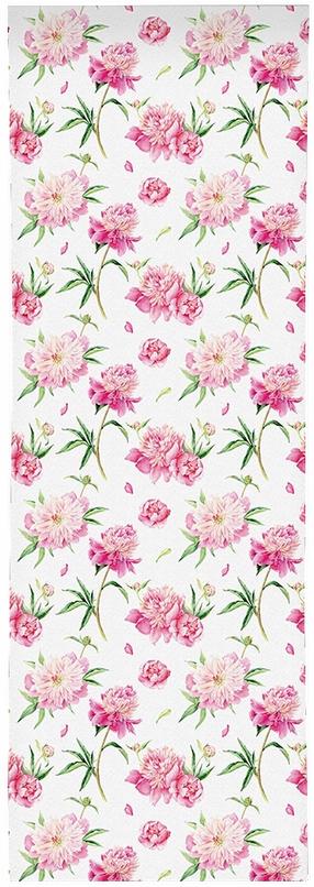 Naktinė užuolaida ZPMD-041, balta/rožinė/žalia, 75 cm x 245 cm