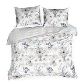 Patalynės užvalkalų komplektas PTE-150, baltas/žalias/pilkas, 200 x 220 cm