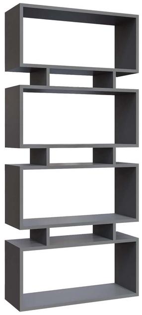 Pastatoma lentyna Kalune Design Langdon 935CMN1115, antracito, 72 cm x 25 cm x 161 cm