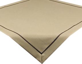 Staltiesė kvadratinė Mariall OI-02, smėlio, 160 x 160 cm