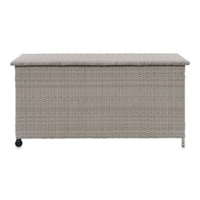 Lauko suoliukas, su daiktadėže Domoletti Hamlin 53000010232, juodas, 120 cm x 50 cm x 60 cm