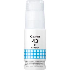 Rašalinio spausdintuvo kasetė Canon GI-43 C, žalsvai mėlyna (cyan), 60 ml
