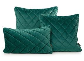 Dekoratyvinės pagalvėlės užvalkalas JYP-03, tamsi turkio, 50 cm x 30 cm