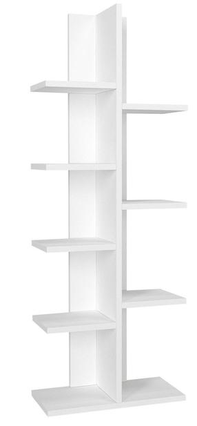 Pastatoma lentyna Kalune Design Tree 745DCD3621, balta, 22 cm x 45 cm x 121.8 cm