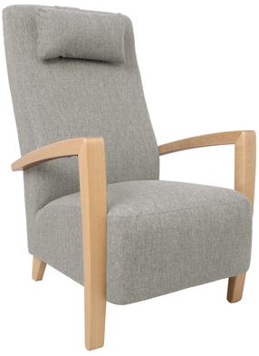 Krėslas Home4you Venla 15621, smėlio, 65.5 cm x 65 cm x 104 cm